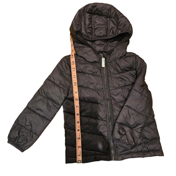 Kid puff jacket, black - Picture 4 of 7